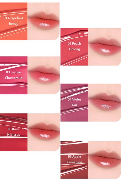 THE SAEM Saemmy's Ade Shot Tint - لون زجاجي بلوري من الكركديه الوردي (VİONİNE)