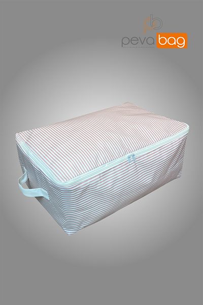 Pevabag Under Base Storage Bag Set (5 PCS) 55*60*20 Cm Pink Striped