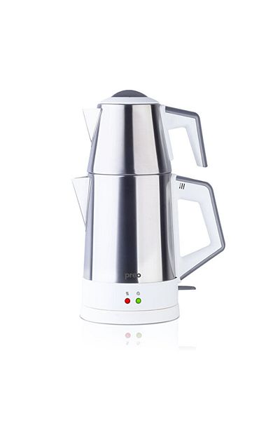 Preo Ptm07 1.8 Lt 1800W Inox White Tea Machine with Steel Teapot