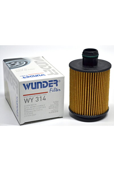 WUNDER FILTER Icon Group - Fiat Doblo - Linea - Fiorino - Egea 1,3 Euro 5 Yağ Filtresi - Wy314 Uyumlu