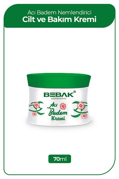 Bebak Bitter Almond Cream Jar 70 ml8690841010034