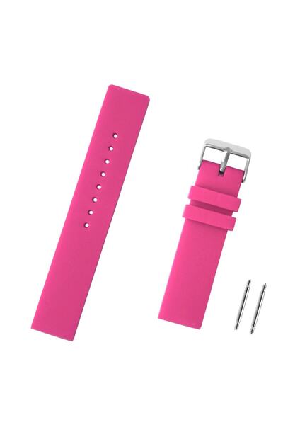 Saatse سوار ساعة سيليكون 18 ملم