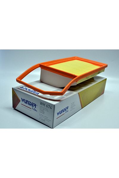 WUNDER FILTER Compatible Fiat Doblo - Fiorino Euro 6 1.3 Multijet Air Filter - Wh674