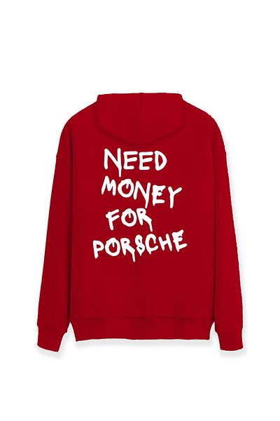 uppstairs Hanoc supradimensionat cu imprimeu Need Money