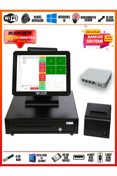 POS START Restaurant Barcode System| Seçkin Set