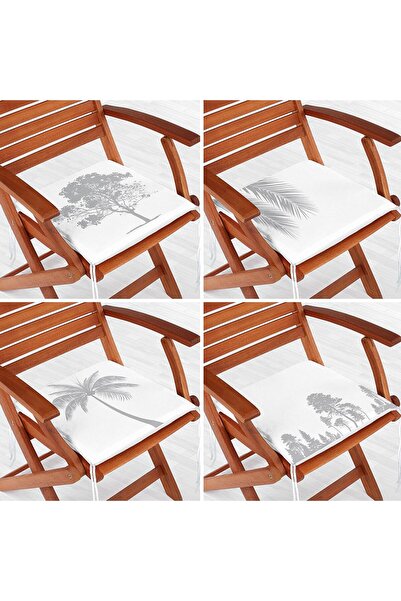 Nish & Royal Set de perne pentru scaune moderne, cu fermoar, 4 piese, cu desi...