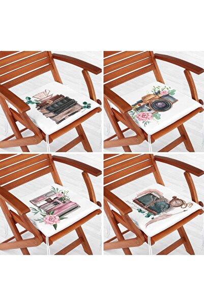 Nish & Royal Set de perne pentru scaune cu fermoar, 4 piese, concept de Ziua ...
