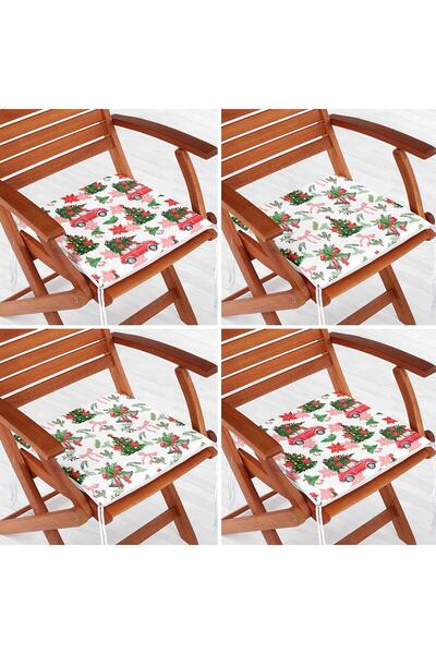 Nish & Royal Set de perne pentru scaune moderne, cu fermoar, cu imprimare dig...