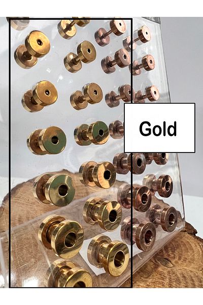 Karınca Piercing Rose Or Gold Color Steel Ear Tunnel Piercing (Ant Tattoo)