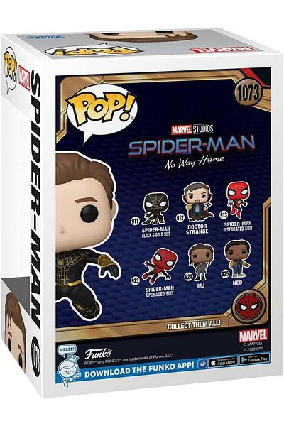 Funko شخصية الرجل العنكبوت البوب#1073 Aaa Anime الحصري بدون طريق إلى المنزل
