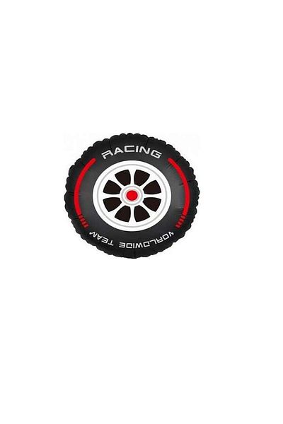 BEST PARTİ DOĞUM GÜNÜ PARTİ SÜSLERİ Racing Car Wheel Foil Balloon 45 cm 1 Piece