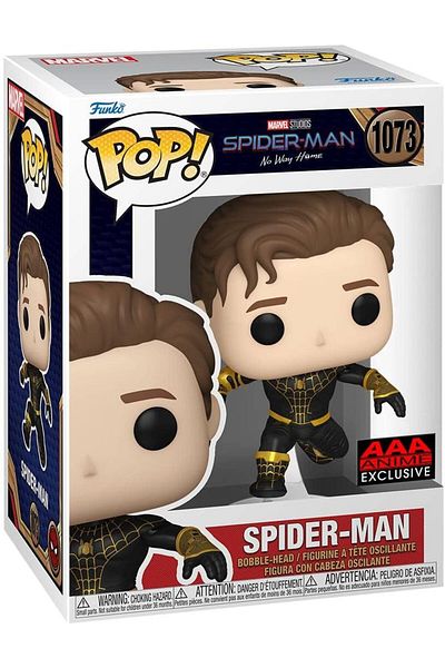 Funko شخصية الرجل العنكبوت البوب#1073 Aaa Anime الحصري بدون طريق إلى المنزل