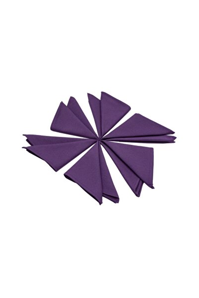 paris in paris 6 Τεμάχια Μωβ Χρώμα Υφασμάτινες Χαρτοπετσέτες Σερβιρίσματος Πα...