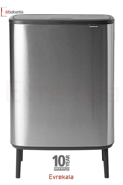 Brabantia Evrekala Shop Büyük Çöp Kutusu Brabantia Çöp Kovası Parmak İzi Bıra...