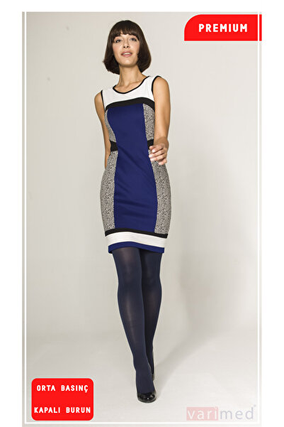 Varimed 3241 Premium Ccl2 Orta Basınç Külotlu Kapalı Burun Çorabı