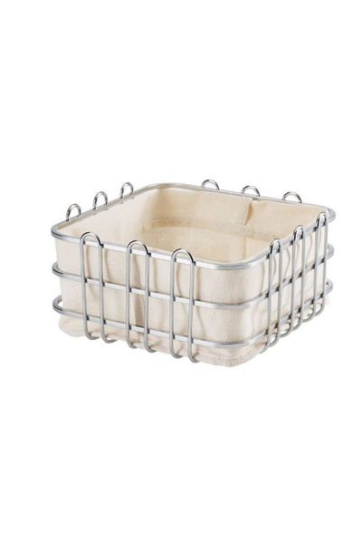 Paşabahçe Metal Square Bread Basket 19x19cm