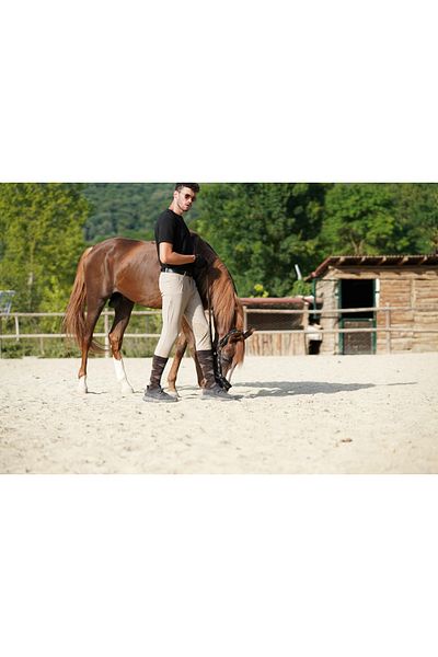 PEUR RIDER SHOP Ανδρικό παντελόνι Rider - Σιλικόνη και λεπτομέρεια τσέπης, βιζόν