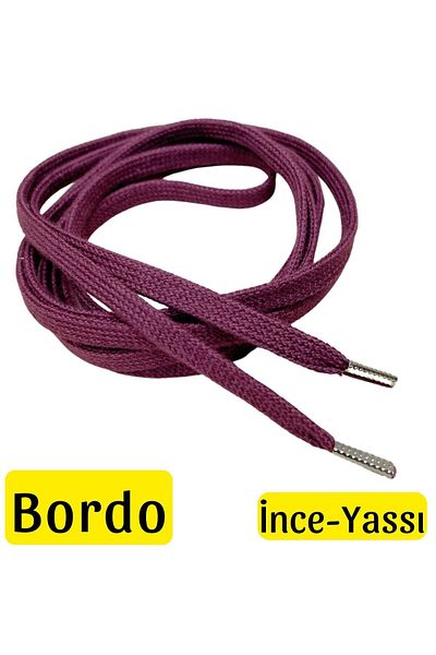 ipekbazaar 120 Cm Flat Laces, 60cm-350cm Desired Length Metal Tip Corded Shoelaces, 1 Pair
