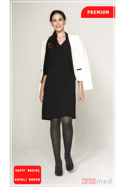 Varimed 3131 Premium Ccl1 Hafif Basınç Diz Üstü Kapalı Burun Çorabı