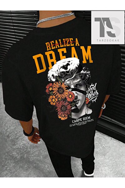 Tarzsokak Tricou bărbătesc cu imprimeu Sculpture și slogan