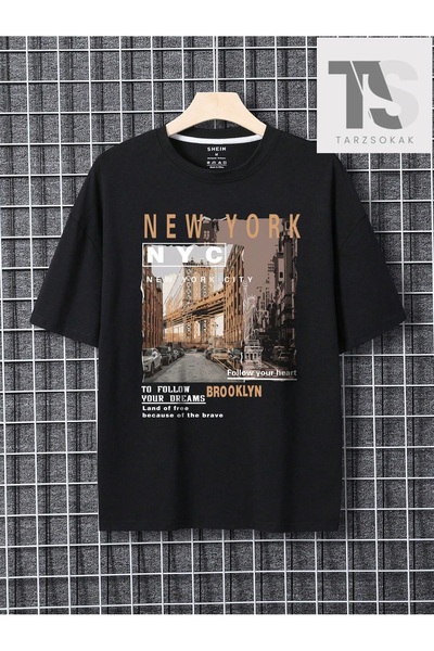 Tarzsokak Tricou pentru bărbați Grunge Punk cu slogan și schelet