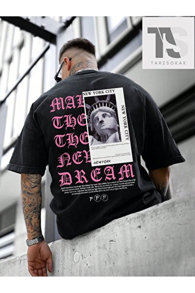 Tarzsokak Ανδρικό κοντομάνικο μπλουζάκι με γράμματα