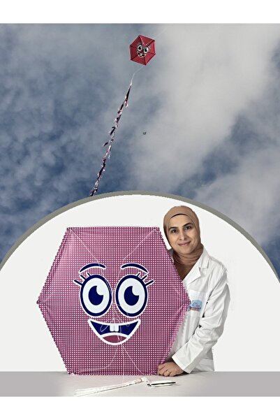 GÜLEN UÇURTMA Naylon Altıgen Uçurtma / Gülenyüz