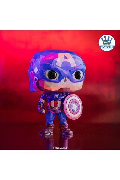 Funko بوب!كابتن أمريكا كوميكس سوبر هيروز (فاسيت) حصري#1268 الشكل