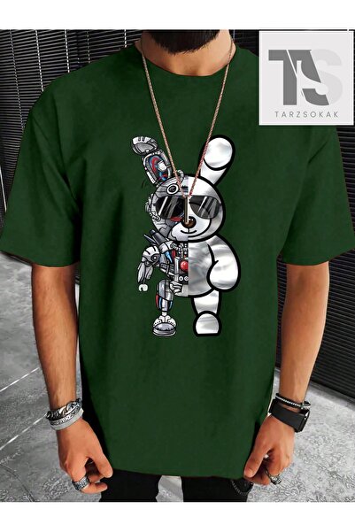 Tarzsokak Tricou cu mânecă scurtă cu imprimeu urs pentru bărbați LEGND