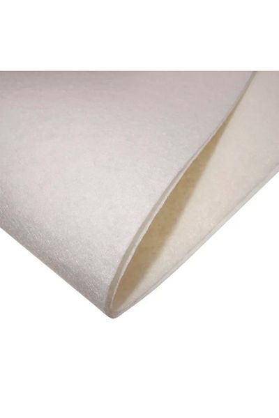 DÖNENCİX Meter Thin Felt Fabric 1 Mm 100 Cm Cream