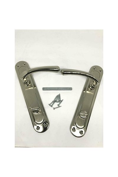 Gürçay Nickel Dove Door Handle - Wc Type
