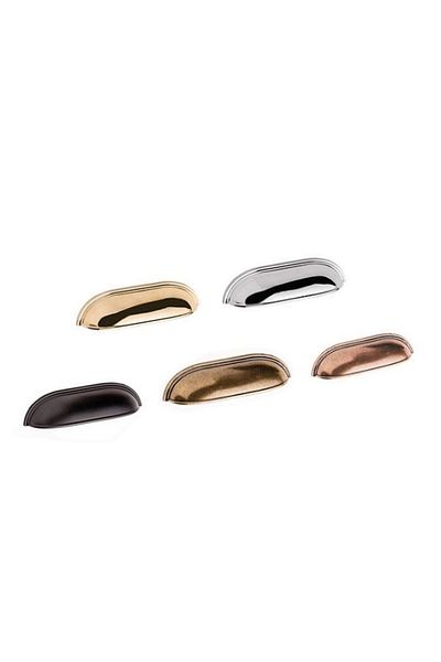 blackwhiskers Mussel Copper 96mm Handle Furnitureluxury Kitchen Cloakroom Cabinet Drawer Handle Mussel Copper