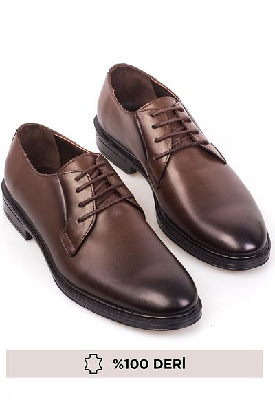maximoda Genuine Leather Orthopedic Inside and Outside Leather Classic Men's Shoes