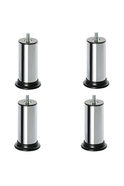 Gürçay Yatak Baza Karyola Ayağı Metal Civatalı Metrik Diş 10mm (4 ADET) 12 Cm