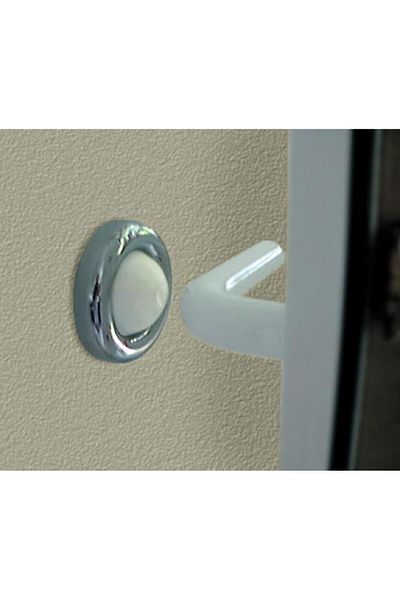 Gürçay Door Window Stopper Wall Mount Matte Chrome