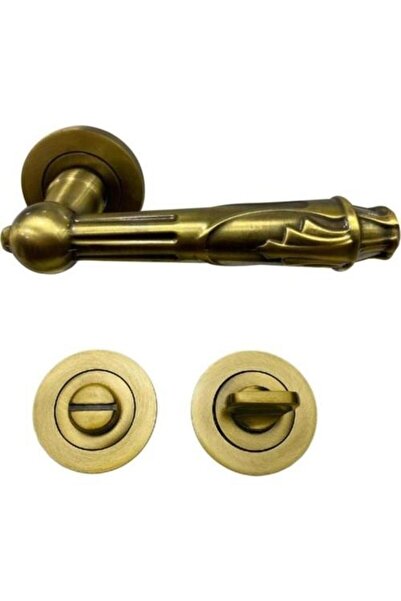 Nobel Дверна ручка з античною розеткою «Жовтий барс» - тип Wc