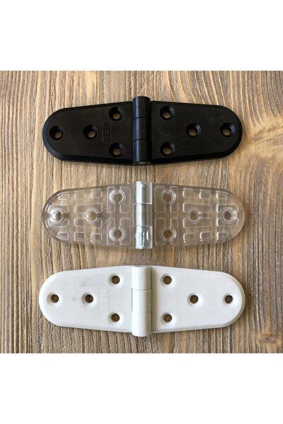 Gürçay Plastik Oval Menteşe 11cm (2 Adet) Siyah