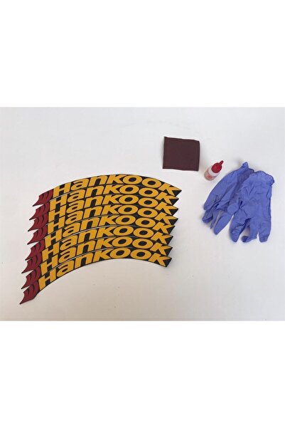 bombtire مجموعة ملصقات دودج ذات الإطارات الدائمة باللون الأصفر، 8 قطع متوافقة...