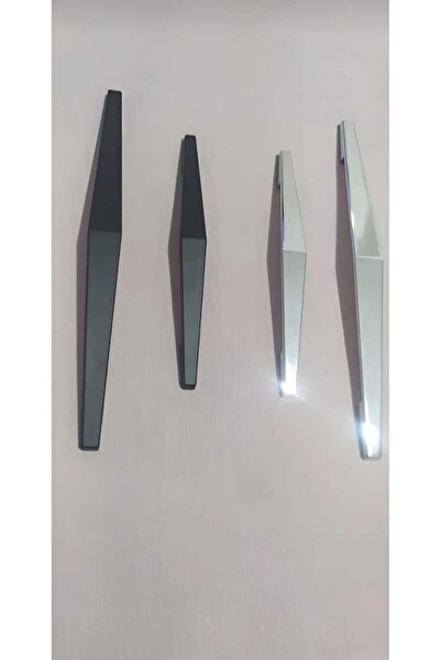 blackwhiskers Zeynep Siyah Kulp 128-160 Antik Sarı Dolap Çekmece Vestiyer Mob...