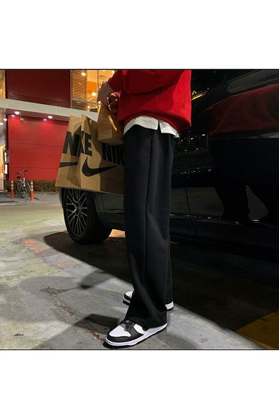 FUNSTYLE Oversize εποχιακή μαύρη φόρμα με πάτο