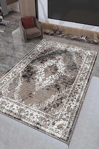 Pilloveland Kaymaz Taban Dijital Baskı Halı - Klasik