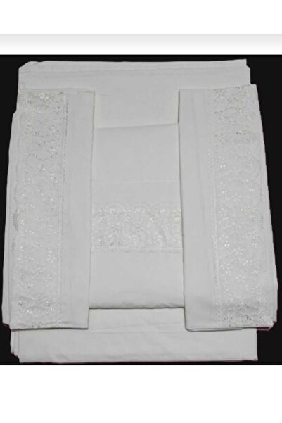 bursa çeyiz Çeyizlik Fransız Dantelli Pamuk Nevresim Takımı