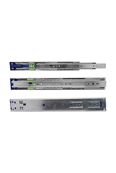 Minnes Frenli Teleskopik Çekmece Rayı H46mm - 35cm