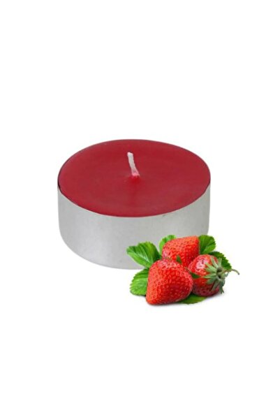 BATTON 20 Adet Kırmızı Buhurdanlık Tealight Mum ( Buhurdanlık Için Özel Olara...