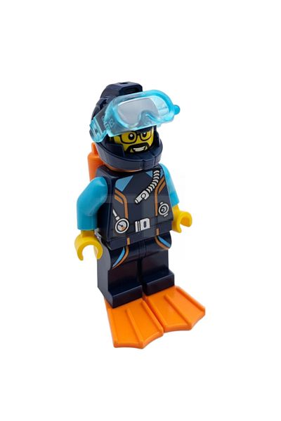 LEGO Accessory Custom Moc Minifigure Minifigure Arctic Explorer with Glasses Bearded Men's Diver