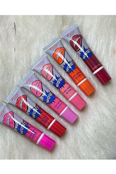 Rose 6 lı soyulan ruj seti