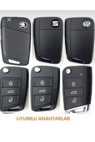 EBG İSTANBUL Seat Leon Ibiza Arona Tarraco Nano Key Protection Case Black Gold Gold Color