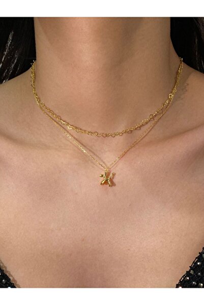 h&b design jewel 925 Ayar Gümüş Minimal Kalp Choker & Kolye