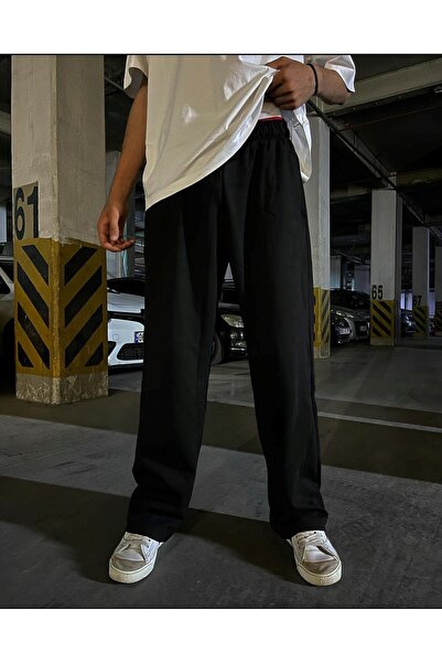 THE WHITE Pantaloni de sport cu tăietură supradimensionată de sezon cu picior...