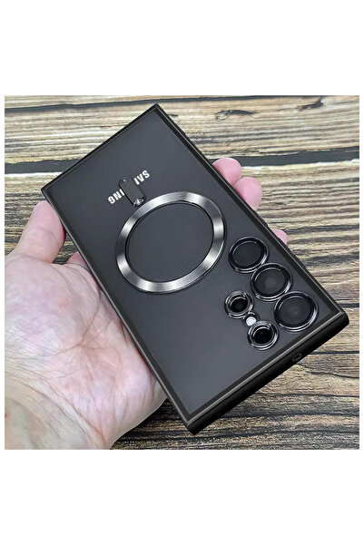 Dexmon Galaxy S24 Ultra Kılıf Magsafe Şarj Özellikli Kamera Lens Korumalı Ark...